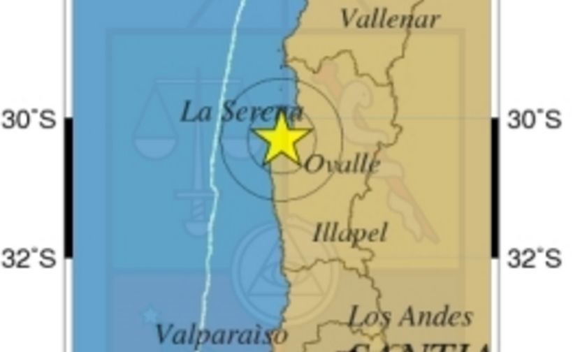 Sismo de 5.2° Richter sacudió a la Cuarta Región