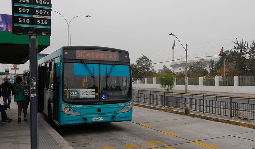 Transantiago sufrió importante caída de pasajeros en 2015
