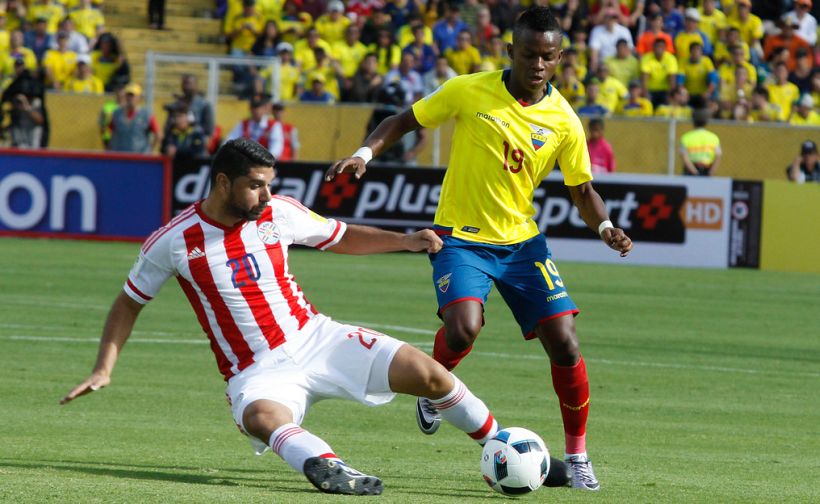 Ecuador logró empatar 2-2 con Paraguay en el alargue