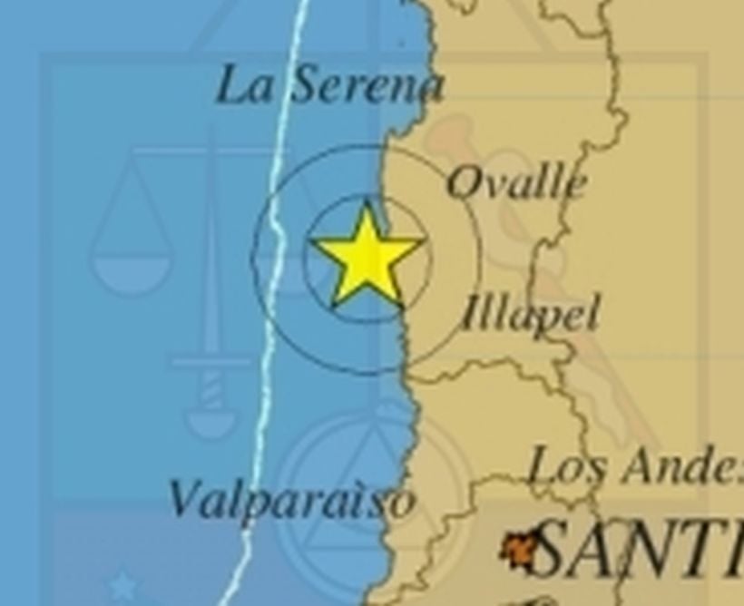 Temblor 5,2° Richter sacudió la Región de Coquimbo