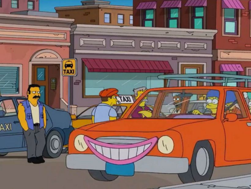 Unos visionarios: el conflicto de los taxistas con Uber lo vaticinaron Los Simpson
