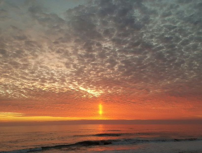 Las imágenes del atardecer de este sábado que sorprendieron a cientos de iquiqueños en las redes sociales