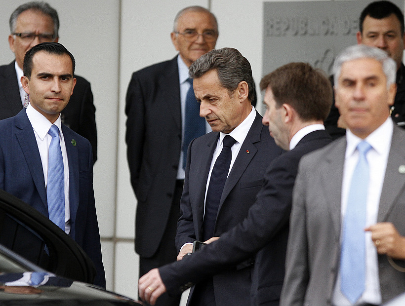 Nicolas Sarkozy está en Chile para participar de exclusiva cumbre en Santiago Nicolas Sarkozy está en Chile para participar de exclusiva cumbre en Santiago