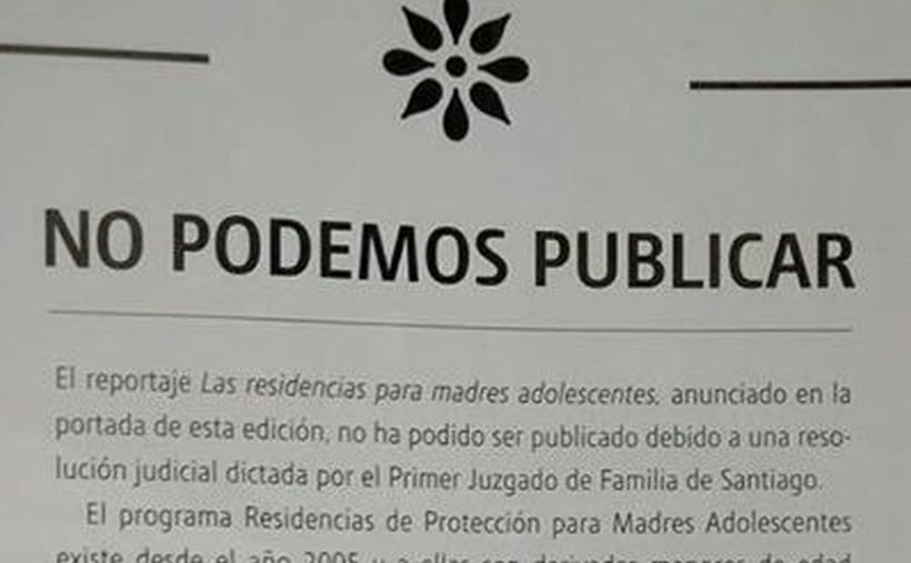 Revista Paula logró publicar reportaje sobre el Sename tras la prohibición judicial