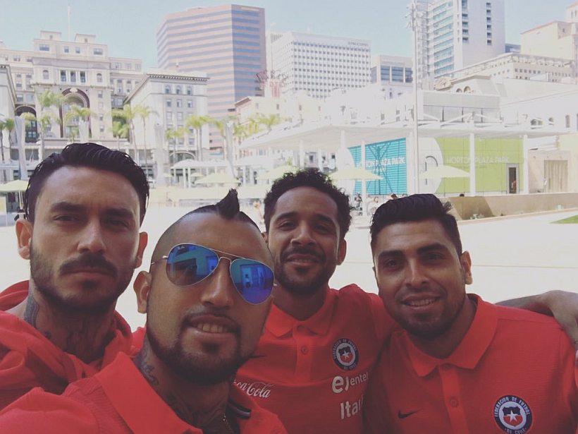 Los jugadores de la Roja disfrutaron de su jornada libre en San Diego