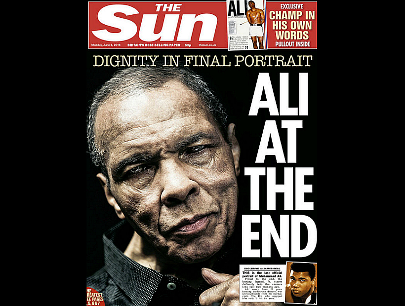 La impactante última imagen de Muhammad Ali