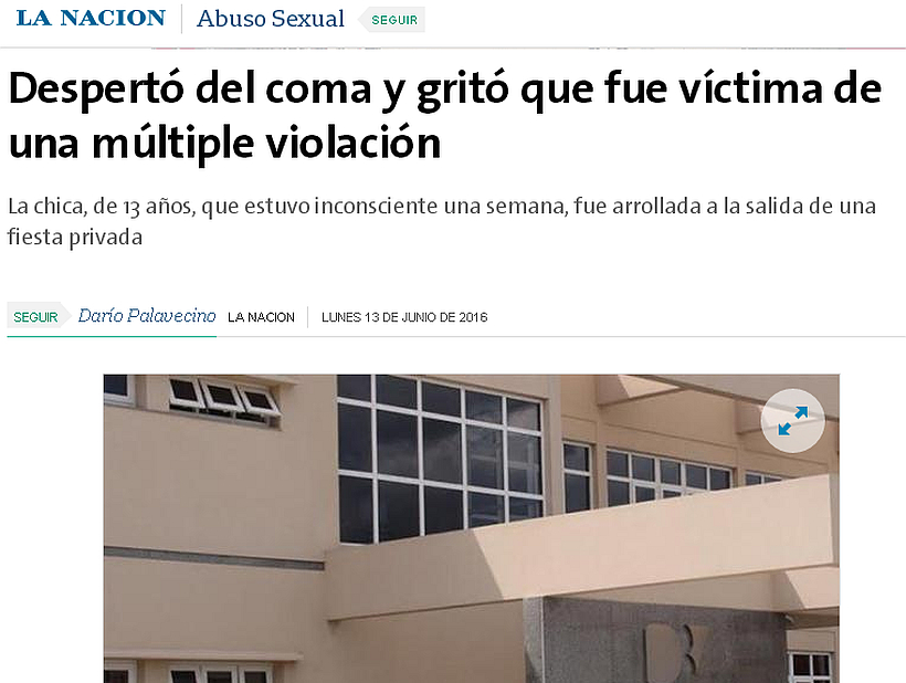 Conmoción en Argentina: niña de 13 años despertó del coma y gritó que fue víctima de una violación múltiple