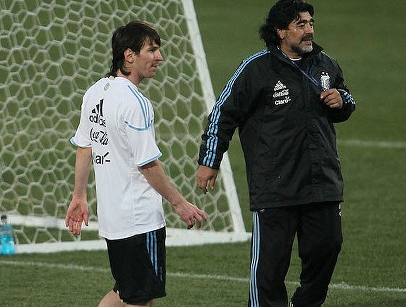 Maradona sobre sus dichos de Messi: 