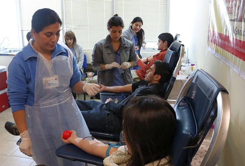 El hospital de Temuco hizo un llamado a donar sangre