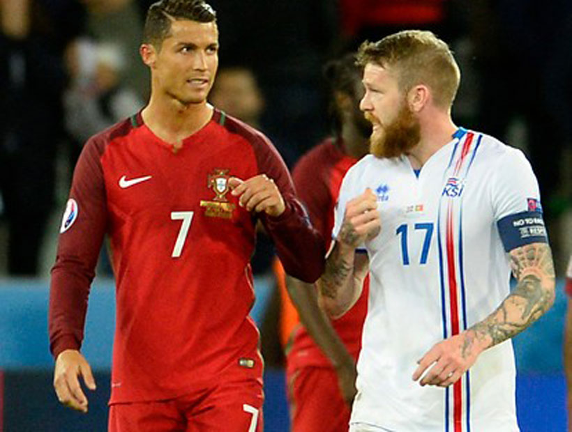 Capitán de Islandia defendió a Cristiano Ronaldo: 
