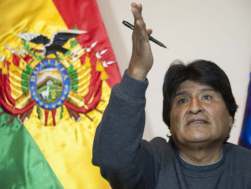 Evo Morales acusa a periodista chileno de ser un espía para el Gobierno y trabajar para hundirlo