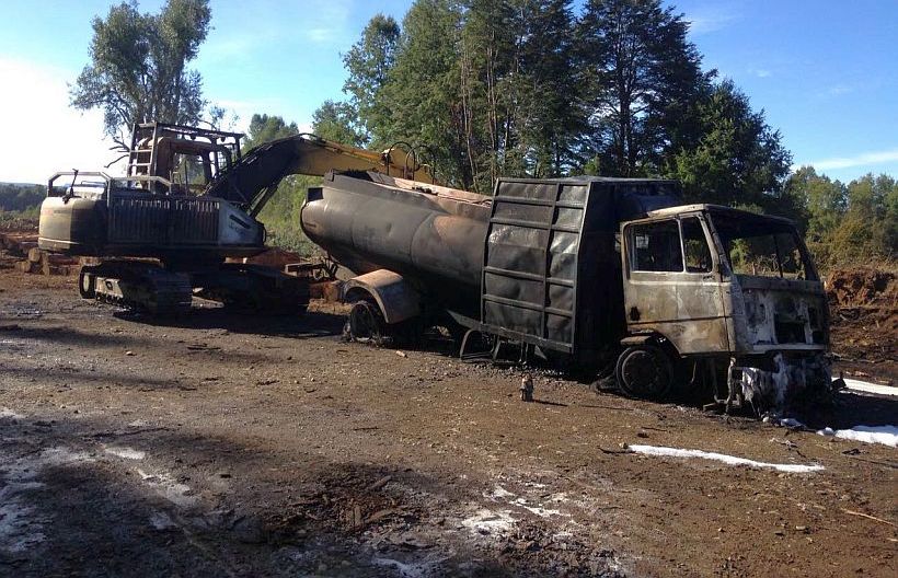 Agricultores acusan "falta de servicio" del Estado por ataques incendiarios en La Araucanía