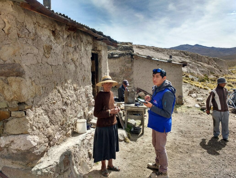 INE Arica llegó hasta Putre para continuar con el precenso 2016