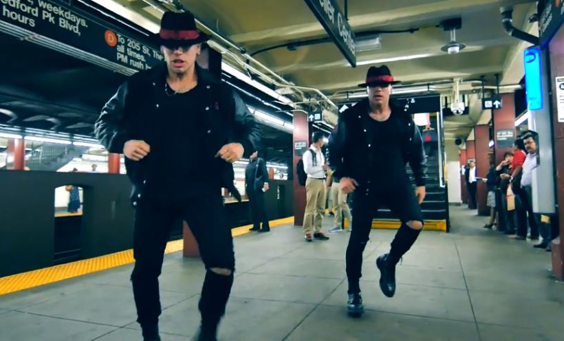 Power Peralta homenajeó a Michael Jackson con video en el Metro de Nueva York