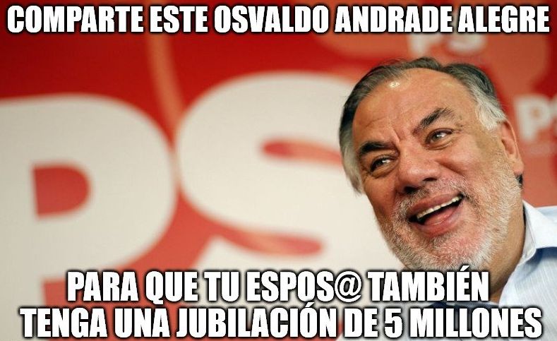 #PensiónSocialista: así se indignan y ríen de la pensión de $ 5 millones de la esposa de Andrade