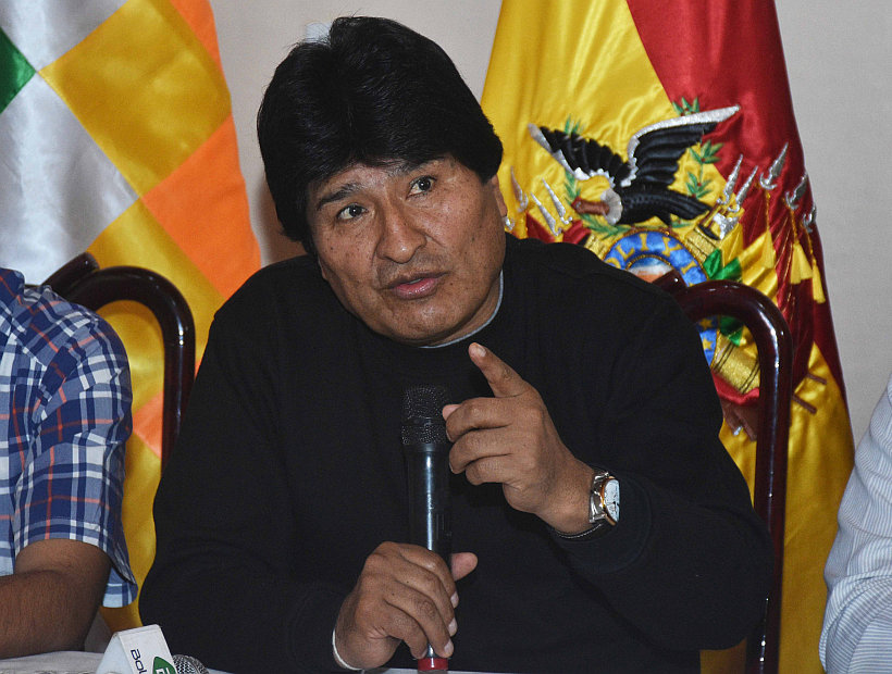 Evo Morales tras la visita de Choquehuanca: 