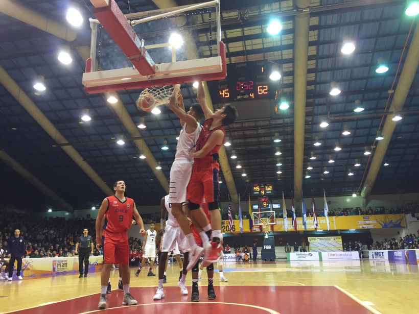 Las mejores manos fueron de Kevin Huerter (EEUU, 14 puntos) y Ignacio Arroyo (Chile, 14 puntos) (Comunicaciones Municipalidad de Valdivia).