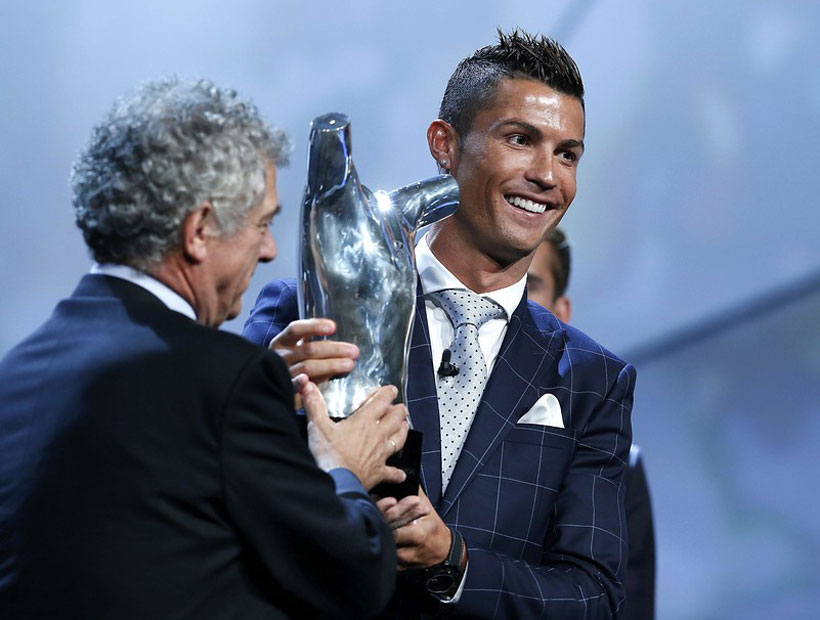 Cristiano Ronaldo se coronó como el mejor jugador de Europa