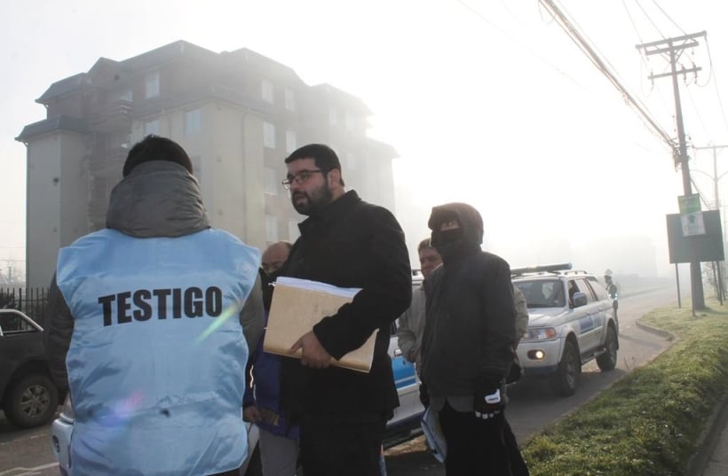 Reconstituyen escena de homicidio de conductor de un vehículo