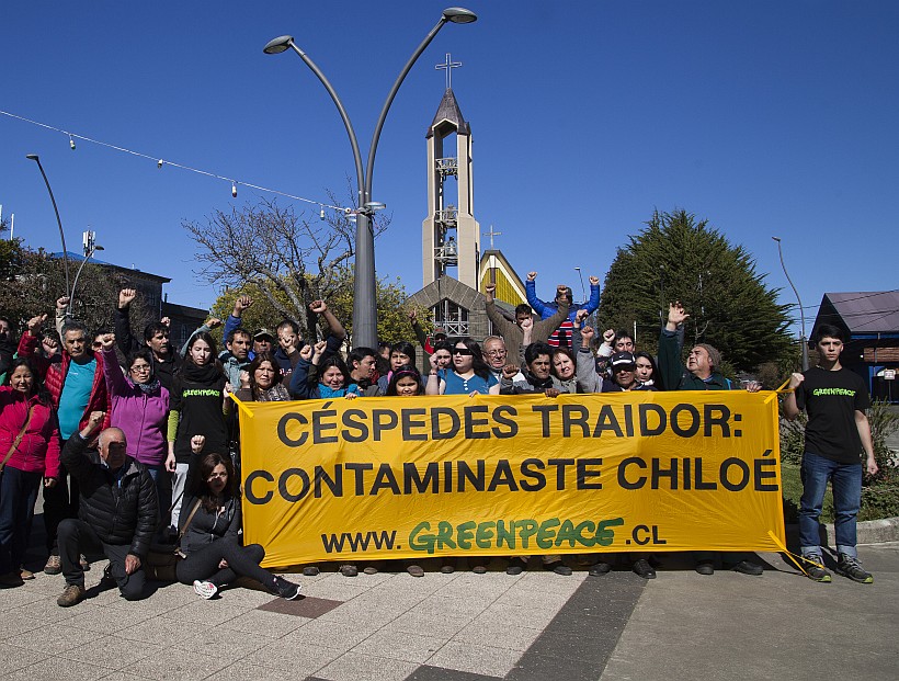 Greenpeace acusa al gobierno de la crisis socioambiental en Chiloé