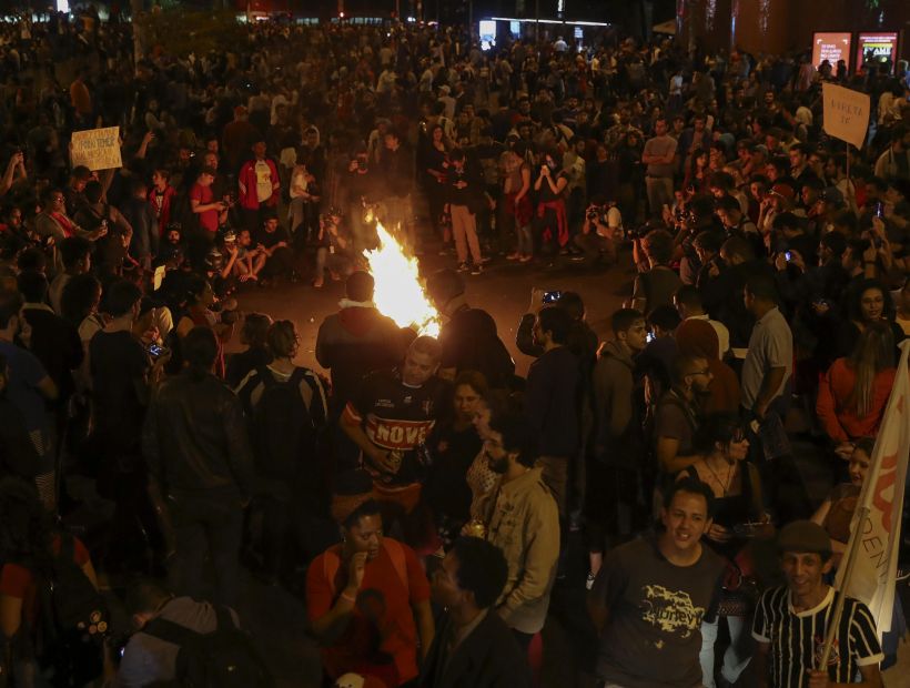 Miles de brasileños protestaron en Sao Paulo contra el gobierno de Michel Temer