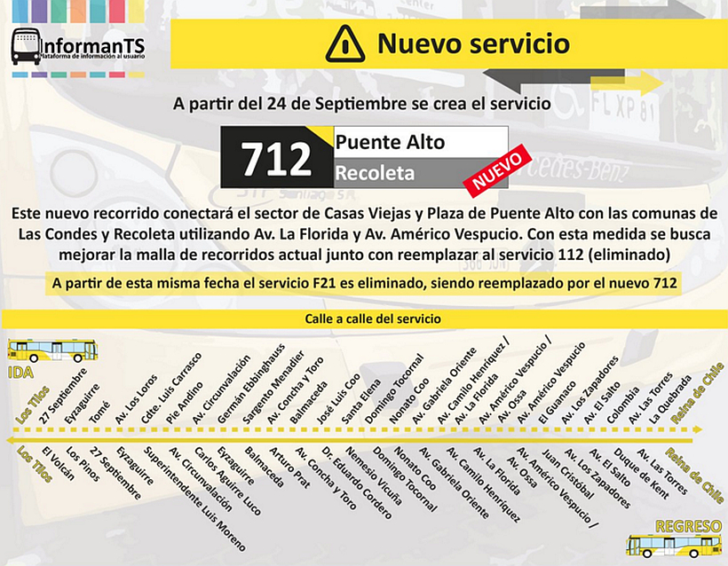 Alsacia recurrirá a Contraloría luego que le quitaran recorrido del Transantiago