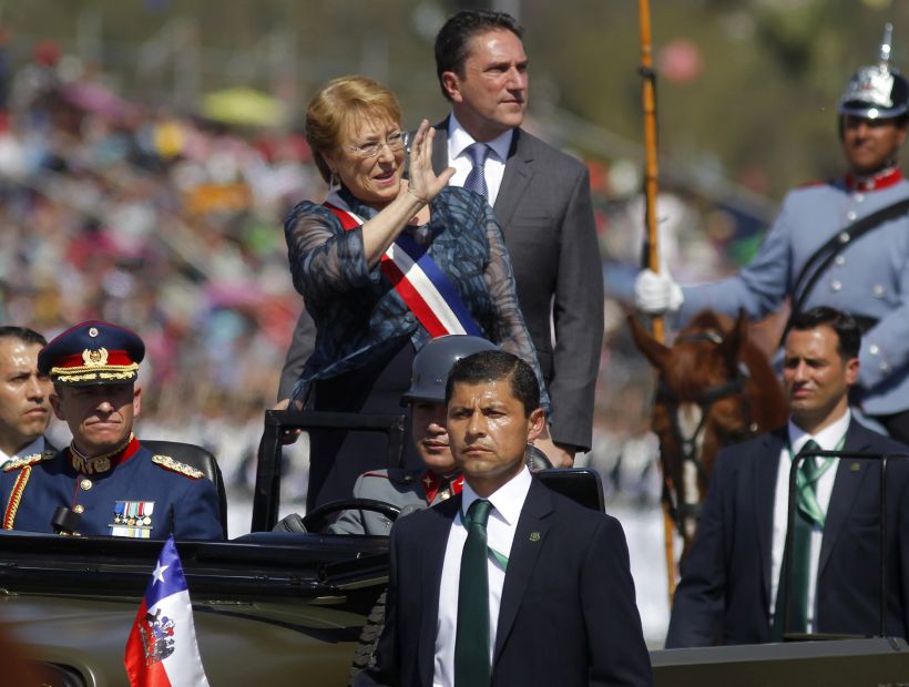 Presidenta Bachelet tras la Parada Militar 2016: 