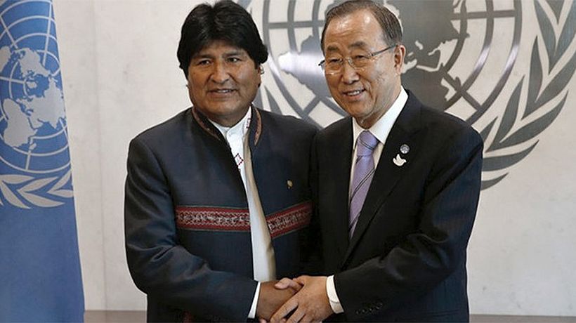Evo Morales quiere que Ban Ki-moon se pronuncie sobre demanda marítima boliviana