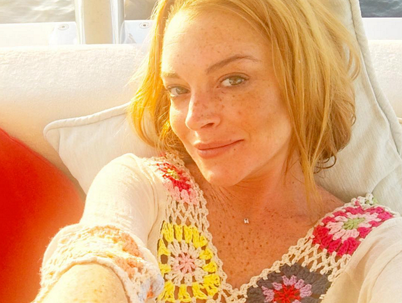 Lindsay Lohan casi perdió un dedo de la mano tras accidente con un ancla