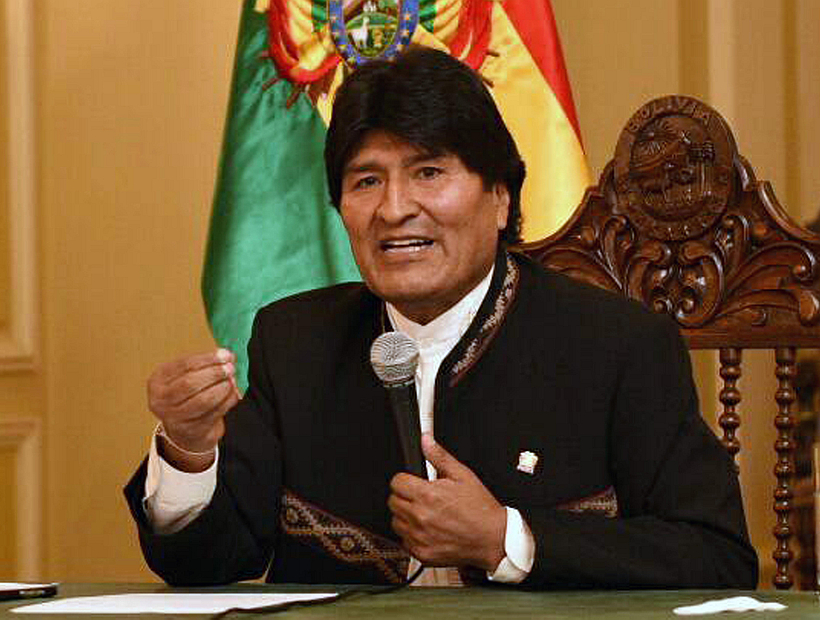 Evo Morales por la impugnación a Bolivia: 