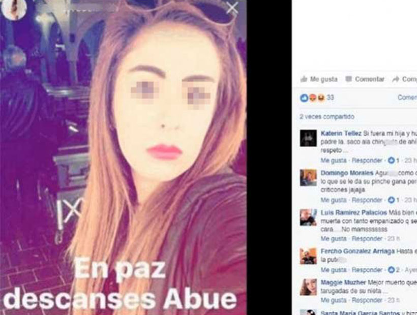 Ola de críticas en México a joven que se sacó una selfie en el funeral de su abuelo