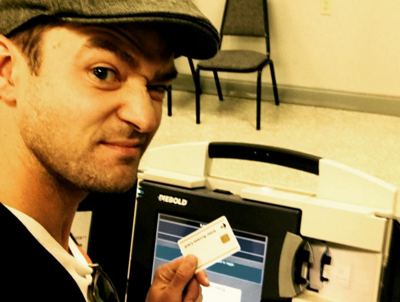 Justin Timberlake podría ir a la cárcel por sacarse una selfie mientras votaba