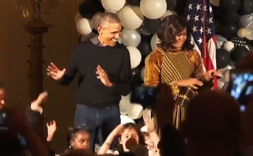 Obama y su señora bailaron Thriller para celebrar Halloween