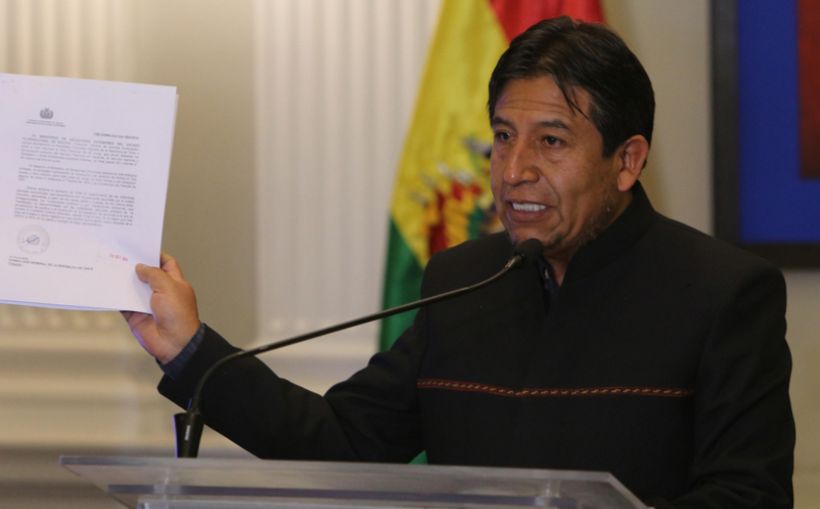 Canciller boliviano dijo que situación de camioneros en frontera con Chile es 