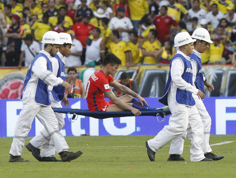 Las lesiones que preocupan a la Roja en la antesala al duelo con Uruguay