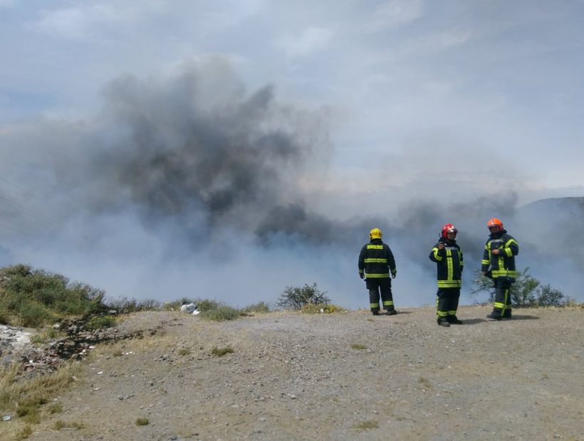Hay cinco Alertas Rojas en la Región Metropolitana por incendios forestales