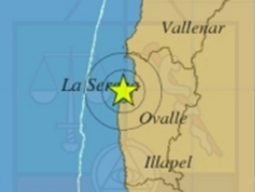 Un sismo de 4,2° Richter se sintió en Coquimbo