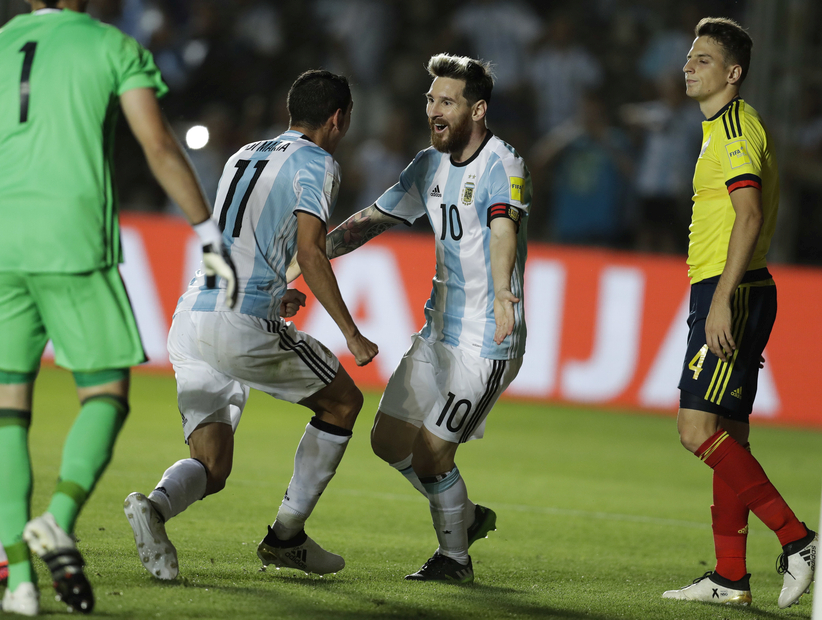 Argentina derrotó a Colombia y se ubica en zona de repechaje