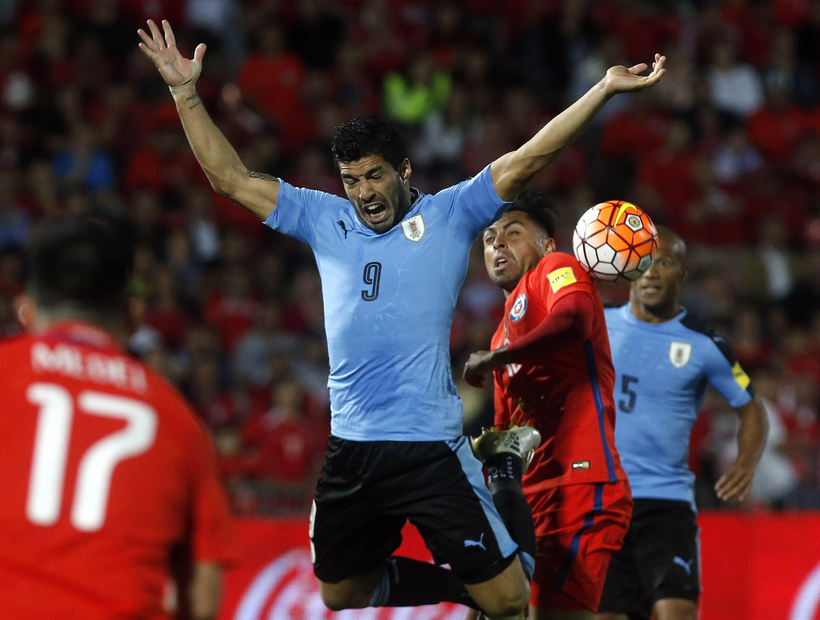 El polémico gesto de Luis Suárez tras la derrota uruguaya ante Chile