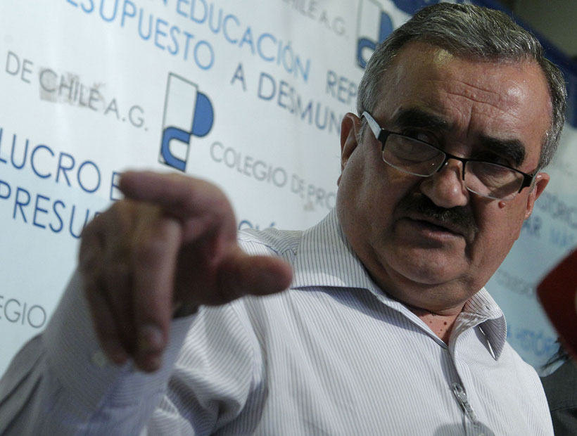 Jaime Gajardo reconoció derrota en elección del Colegio de Profesores