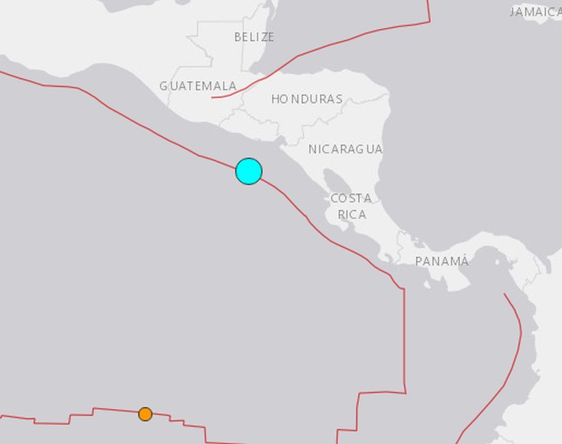 Sismo 7,2° Richter en costa de El Salvador: descartan tsunami en el Pacífico