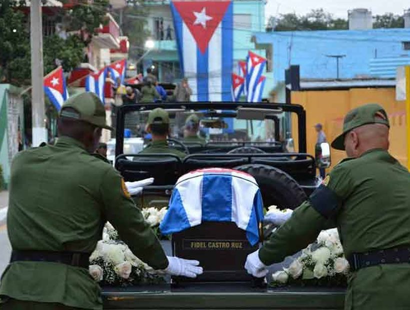 Un multitudinario adiós recibió Fidel Castro en Santiago de Cuba
