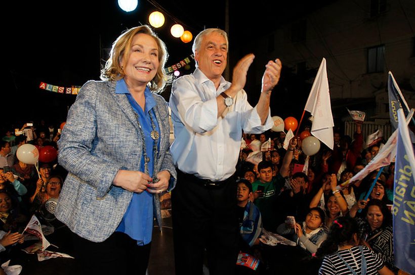Cecilia Morel apoyando a Piñera: 