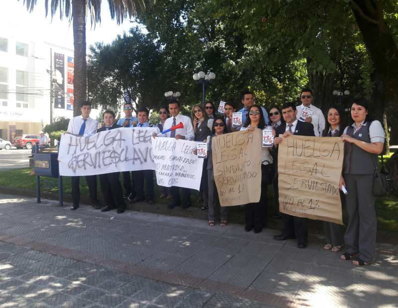 Paro nacional de ServiEstado suma siete días de movilización
