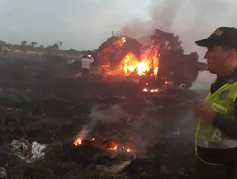 Nuevo accidente de un avión en Colombia dejó cuatro muertos