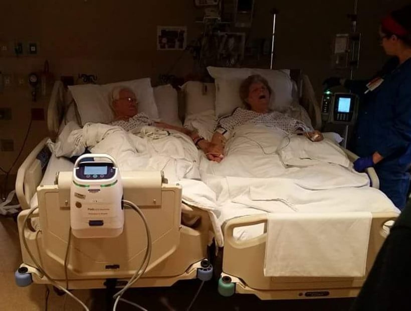 Pareja que llevaba casi 64 años de matrimonio murió de la mano en un hospital