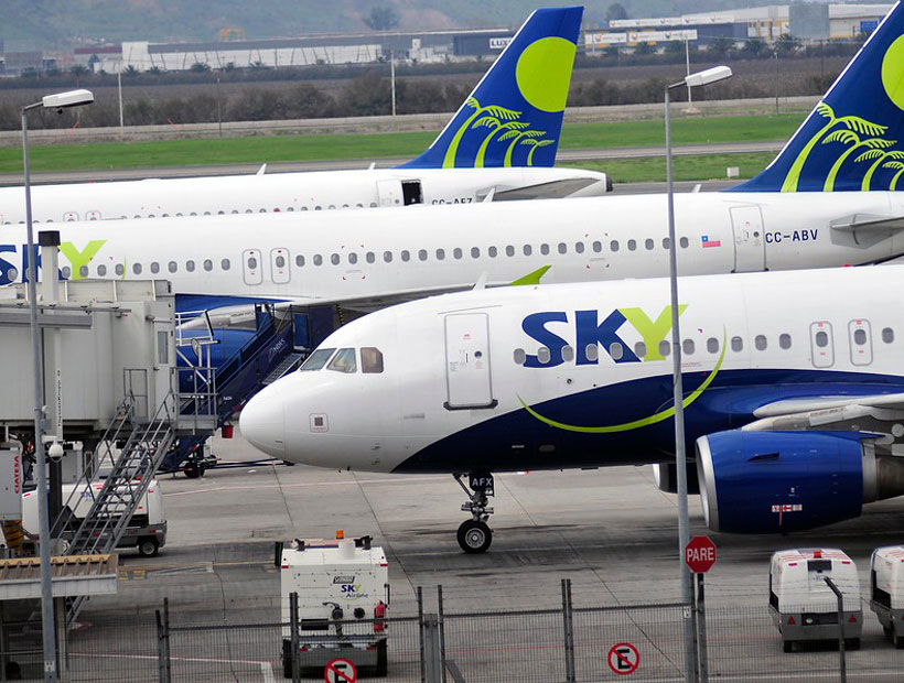 Aerolíneas SKY y Latam anunciaron que vuelos al sur operarán con normalidad