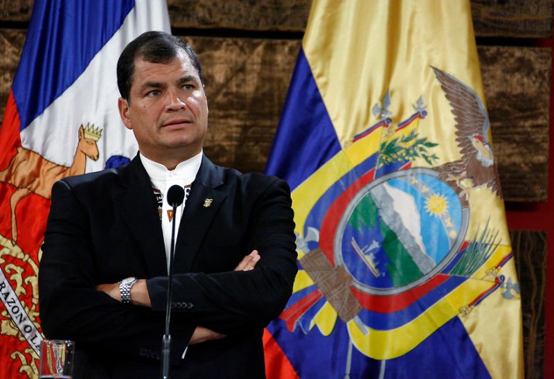Rafael Correa se une a los mensajes de apoyo por el terremoto en Chile