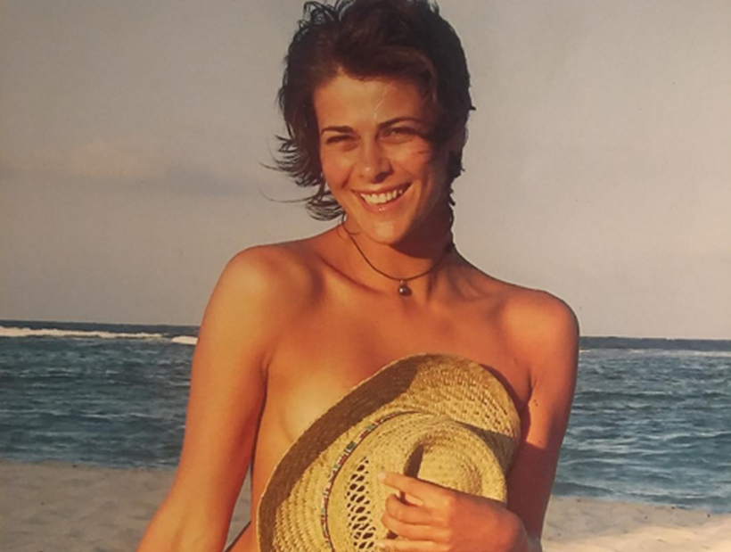 Tonka Tomicic compartió una sensual y veraniega foto de su pasado