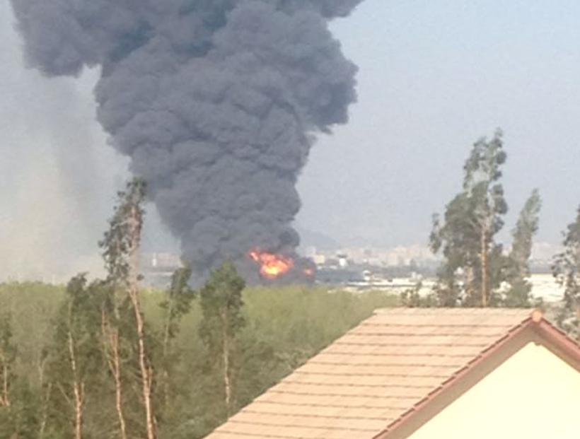 Incendio de una bodega moviliza a Bomberos en Pudahuel